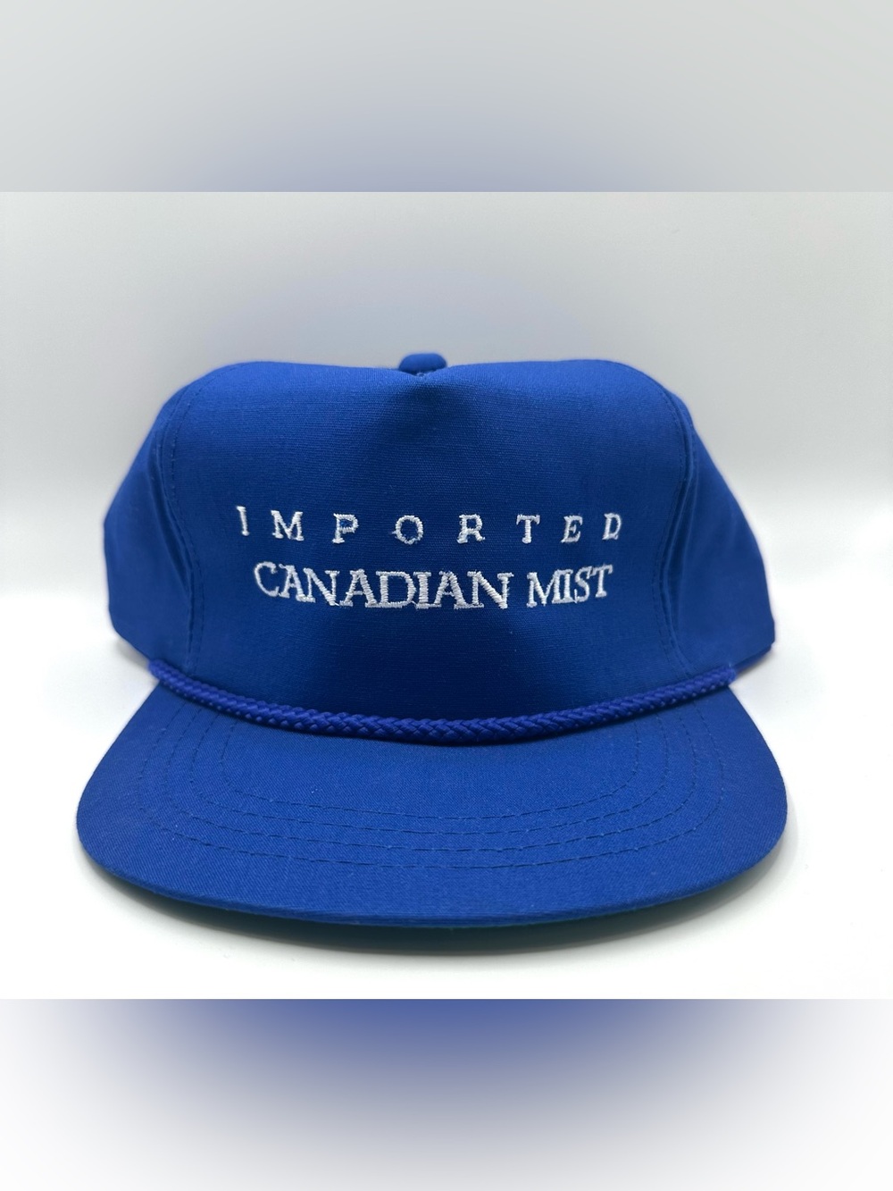 Yupoong Imported Canadian Mist SnapBack Hat Blue Green Adjustable One Size